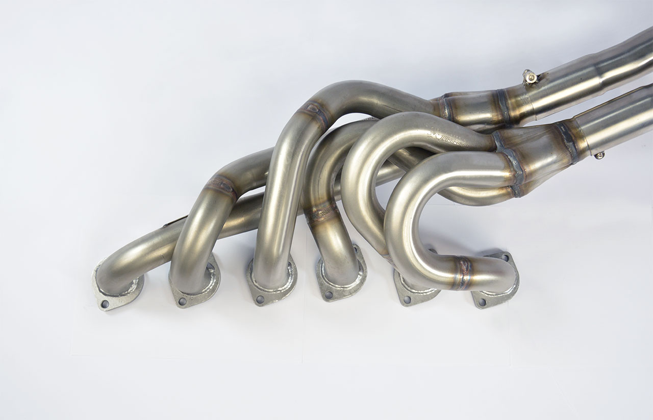 Manifold + connecting pipes 100% Stainless steel (Left Hand Drive)