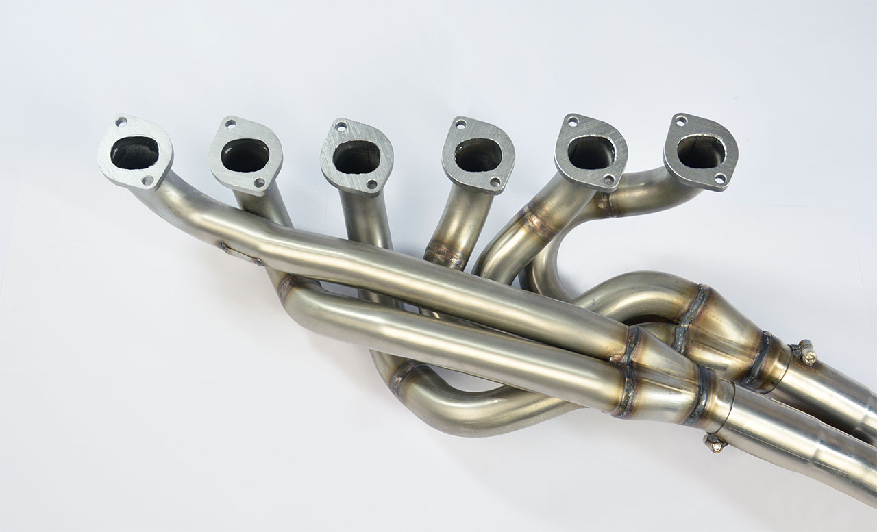 Manifold stainless steel + X-Pipe (Left Hand Drive)
