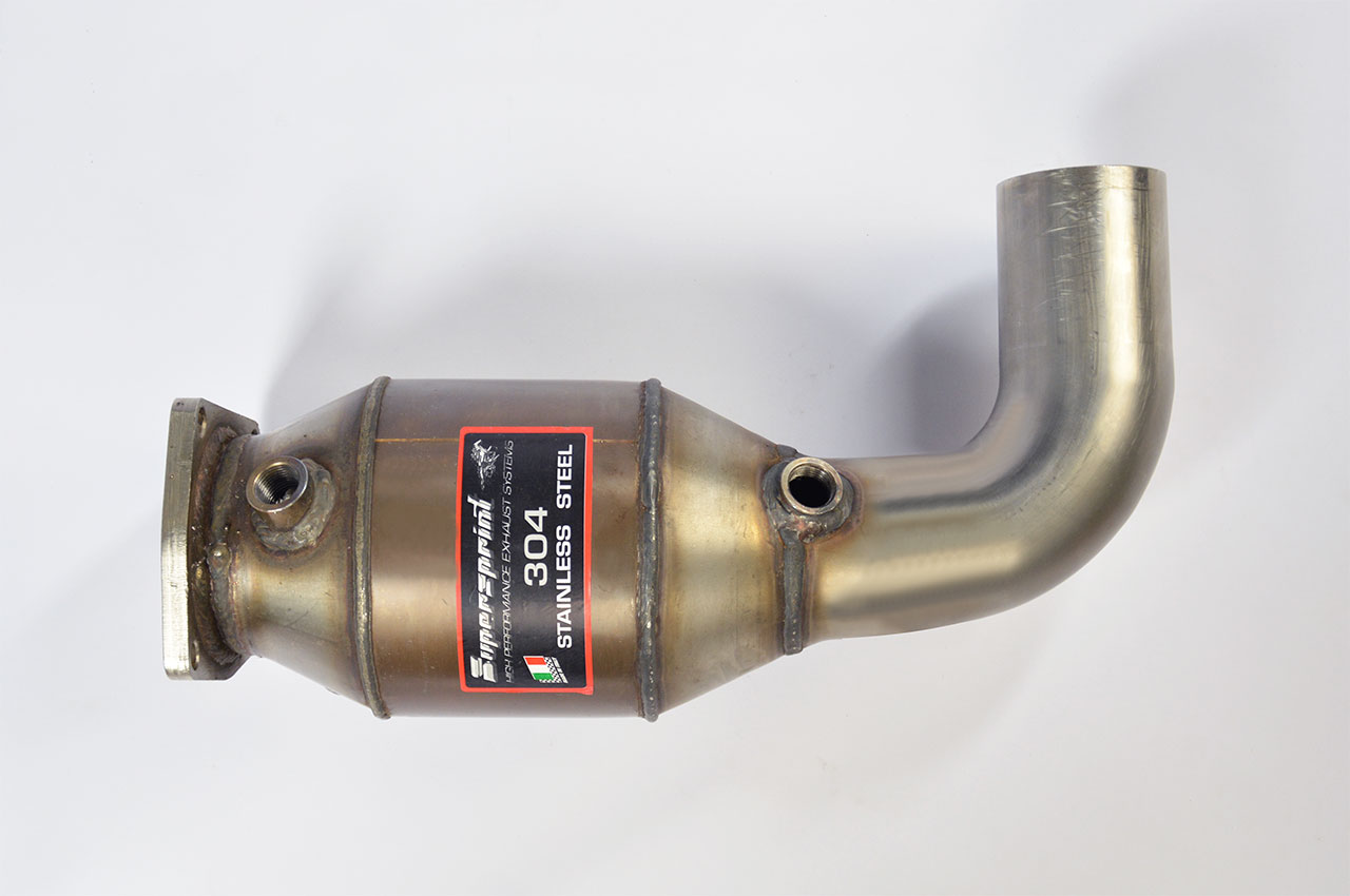 Front exhaust Left with Metallic catalytic converter 100CPSI