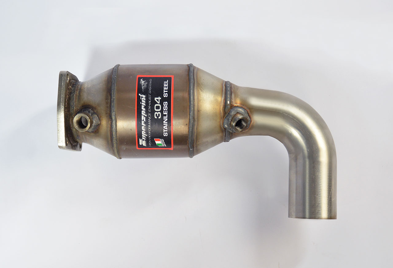 Front exhaust Right with Metallic catalytic 100CPSI 