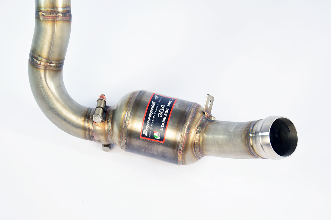 Downpipe Left + Metallic catalytic converter Deletes the primary catalytic + GPF (RHD - LHD)