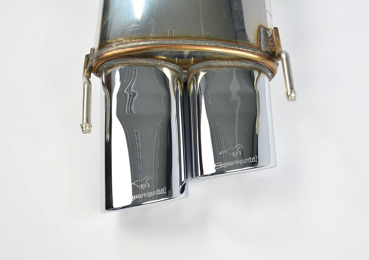 Endschalldämpfer Rechts 120x80