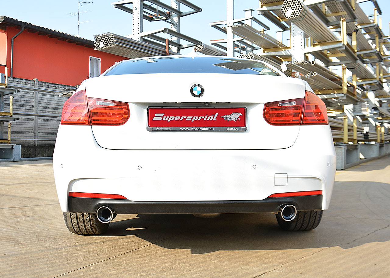 doppio scarico bmw f30