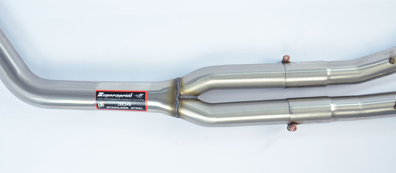 Tube central Y-Pipe(Remplace silencieux central d'origine)