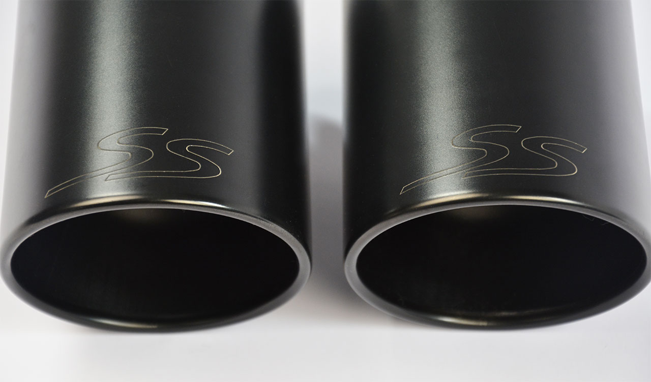 Kit colas de escape Gun Metal Grey OO100