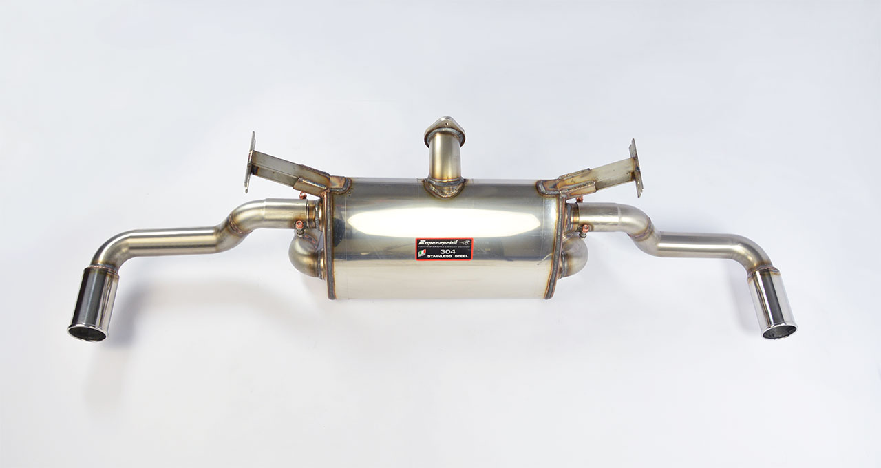 Silencioso trasero Derecho-Izquierdo O70 ''Sport/Racing'' With By-Pass pipe for the stock valve