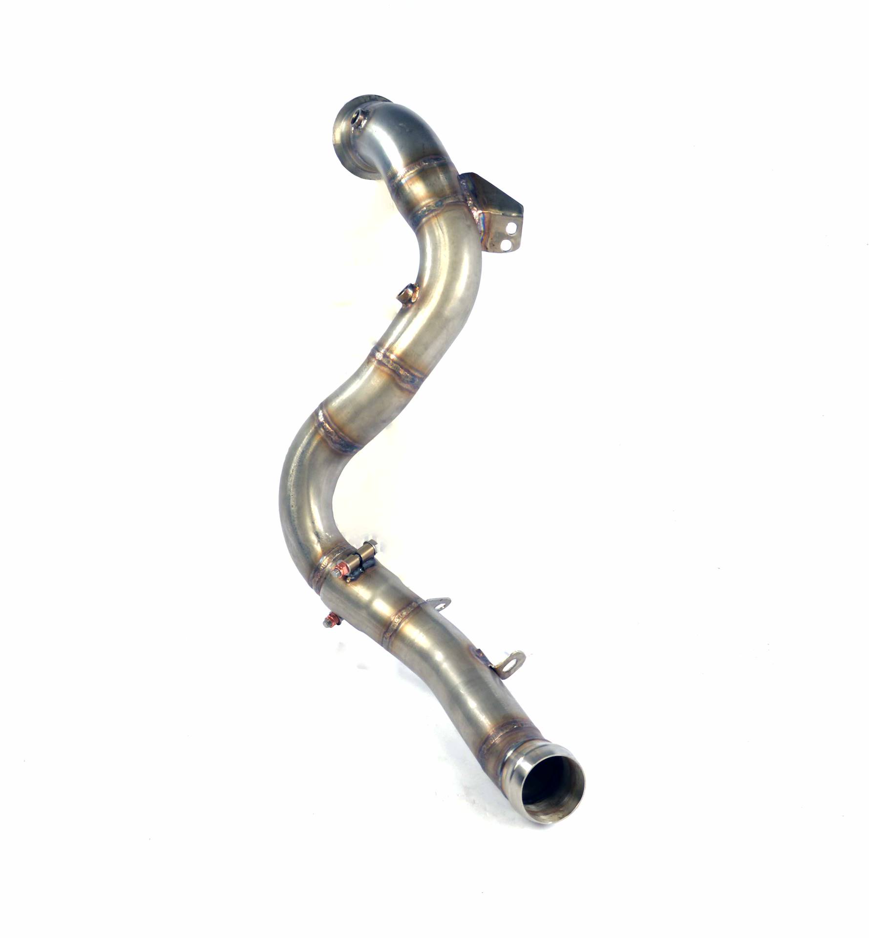 Downpipe kit Right + Left Deletes the primary and the secondary catalytics + GPF (RHD - LHD)
