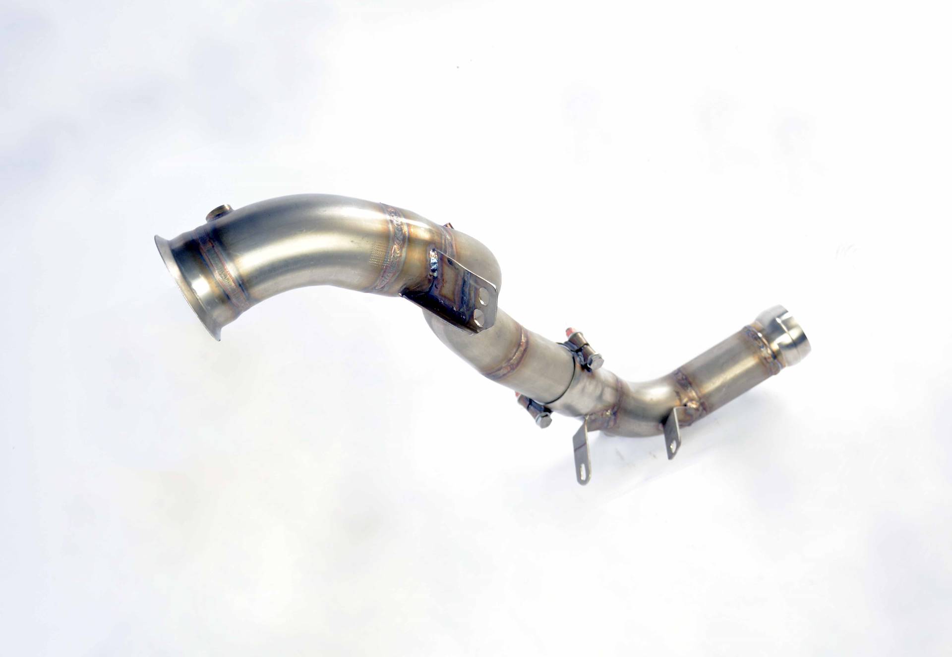 Downpipe Rechts + Links Ersetzt den Primär- und  Sekundär-Kat (-Kat-Entfall-) (RHD - LHD)