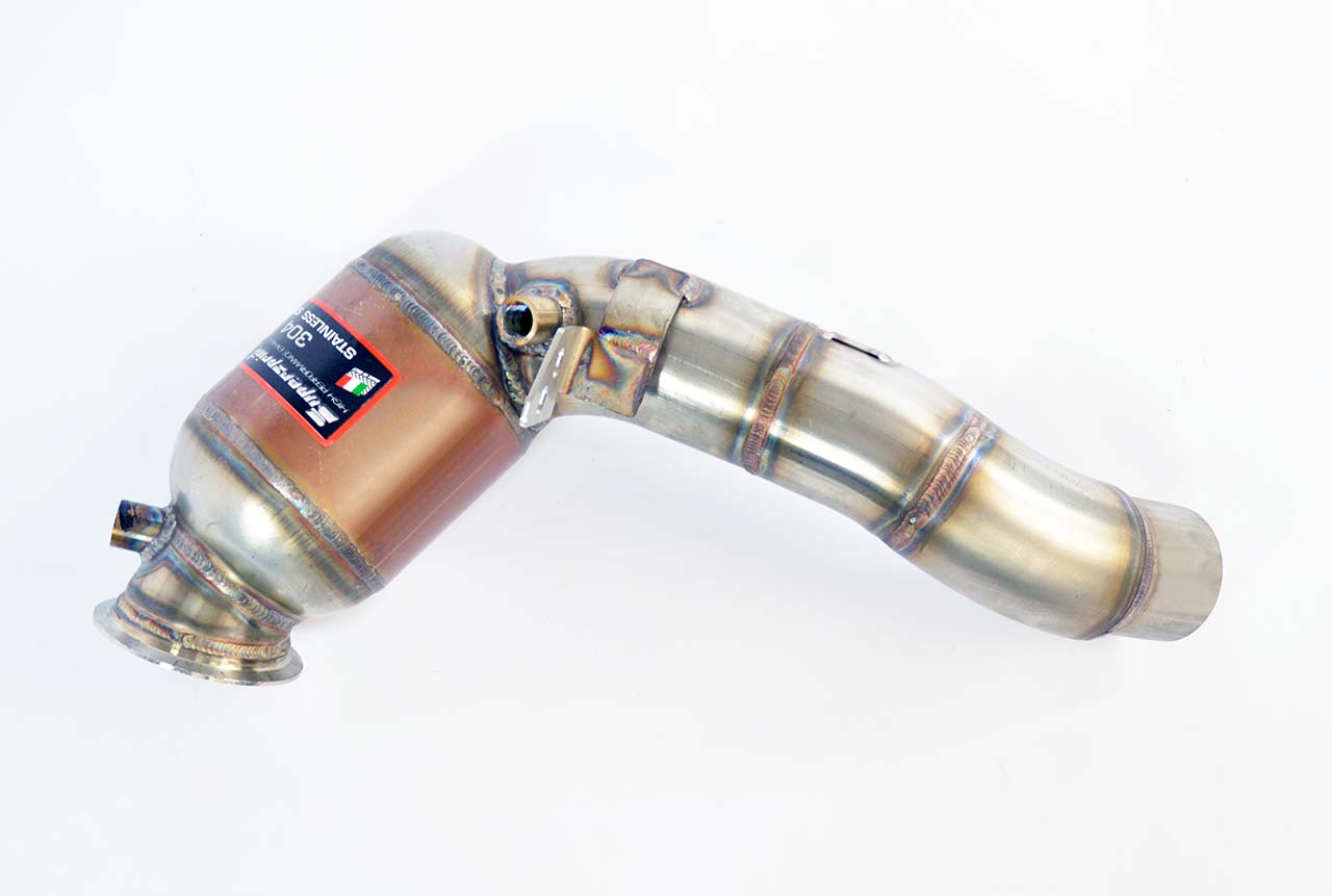 Downpipe + Catalyseur métallique Gauche