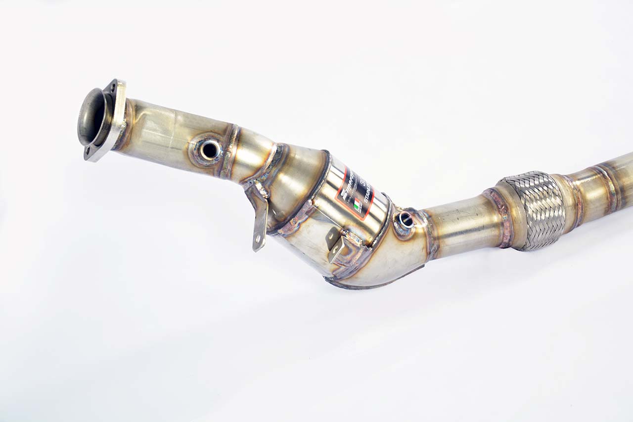 Downpipe derecho con catalizador metalico