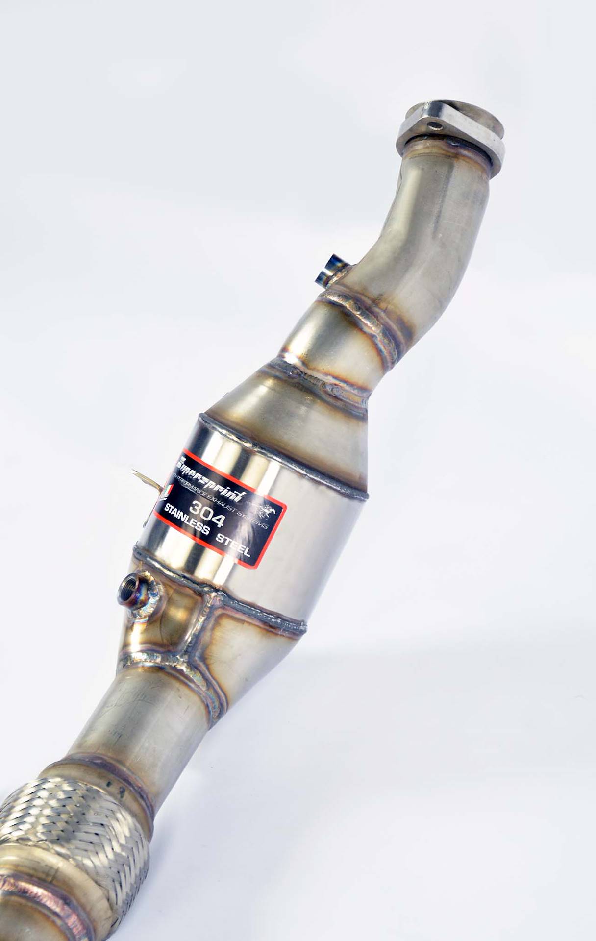 Downpipe derecho con catalizador metalico