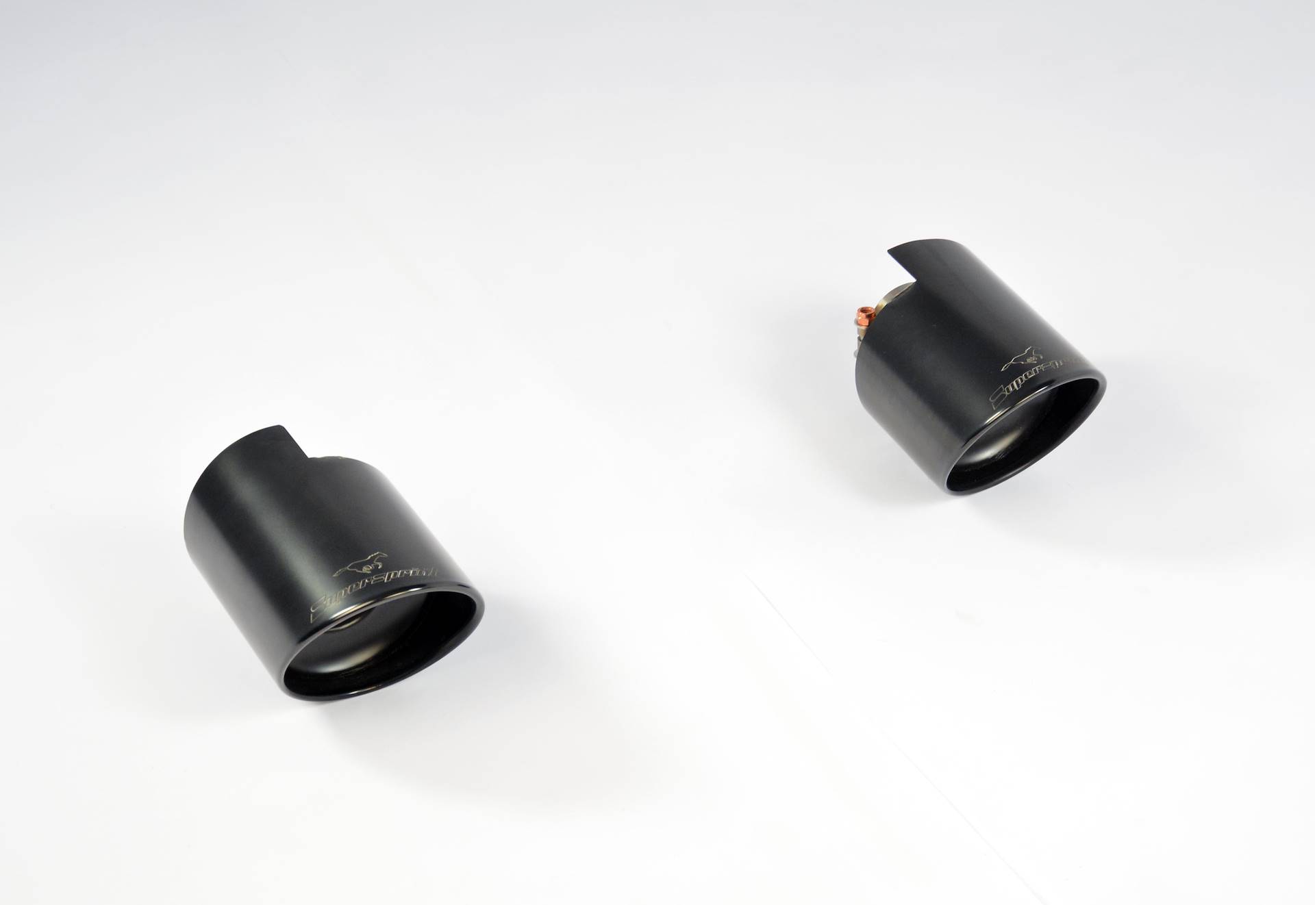 Colas de escape Derecha-Izquierda Gun Metal Grey O 120