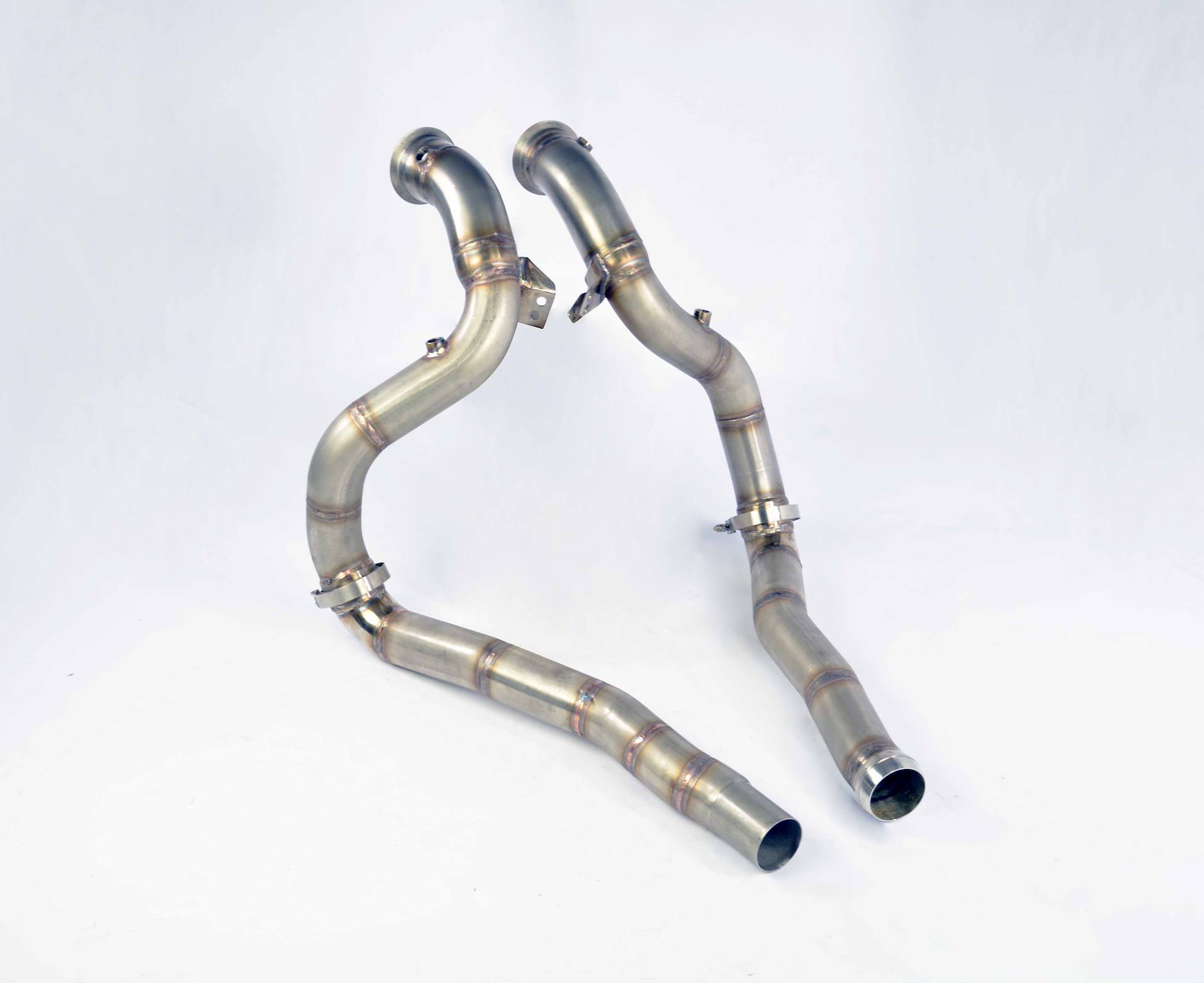 Descente tube Droite + Gauche (remplace catalyseur) (RHD - LHD)
