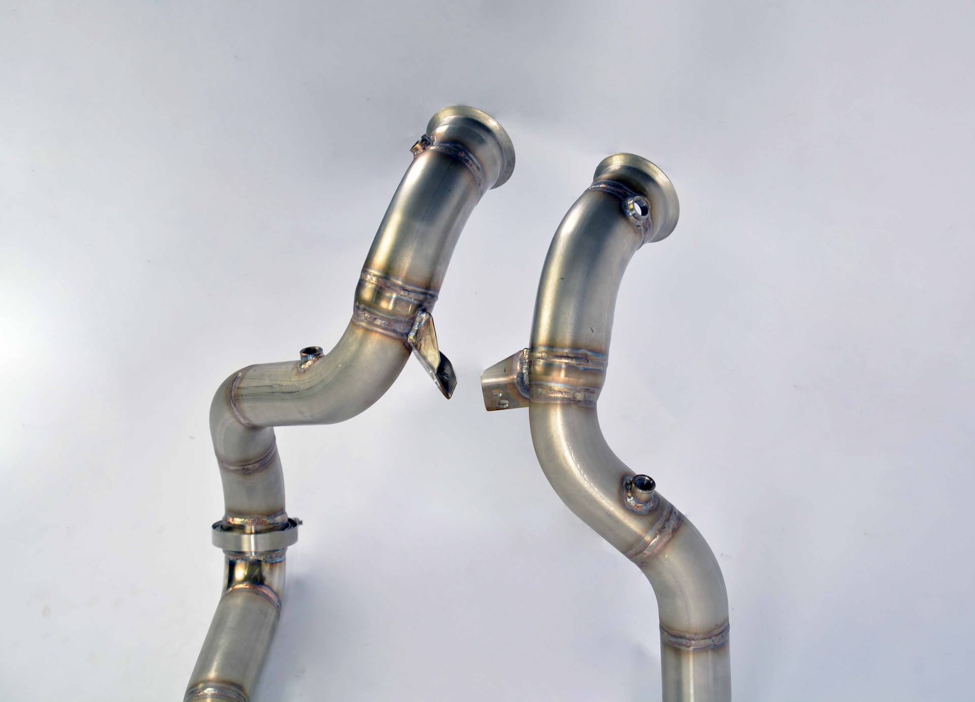 Downpipe kit Right + Left (Replaces catalytic converter) (RHD - LHD)