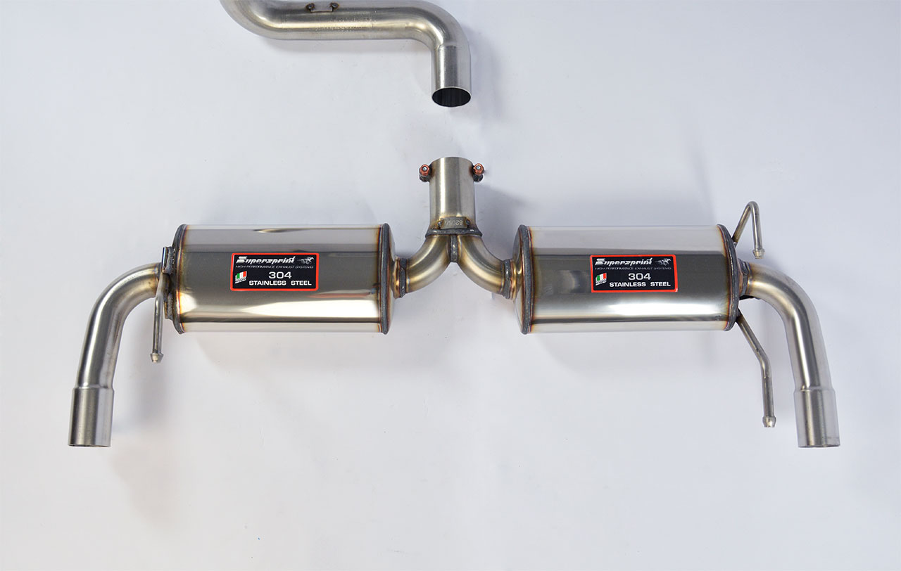 Rear exhaust Right - Left Sport