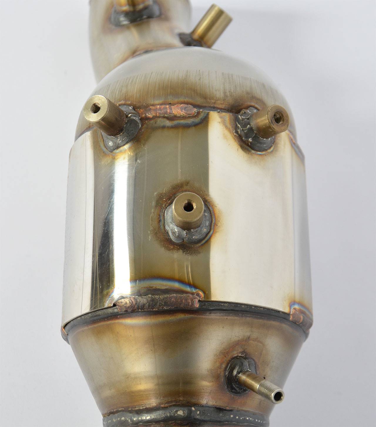 Anteriore Sinistro con catalizzatore metallico