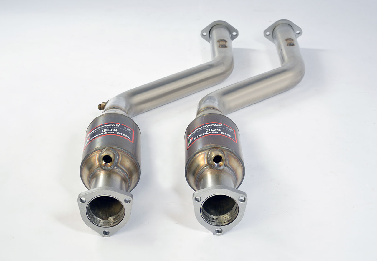 Vorschalldämpfer mit Sport Metallkatalysator Rechts + Links