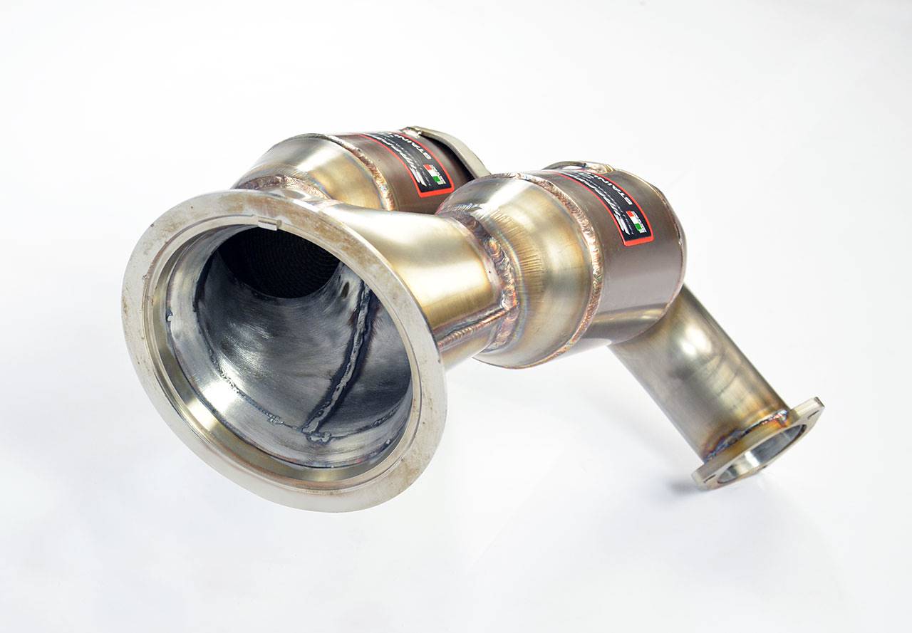 Downpipe + Catalizzatore metallico