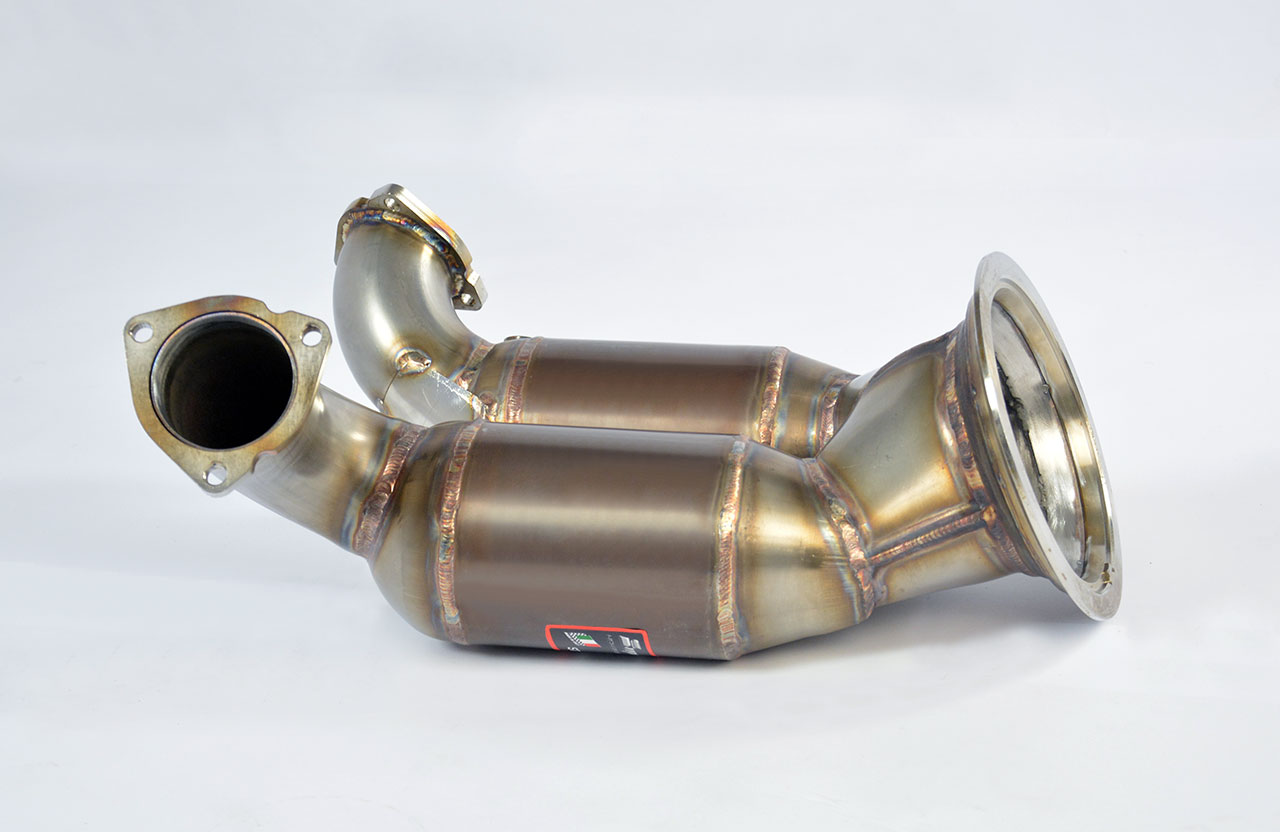 Downpipe + Catalizzatore metallico