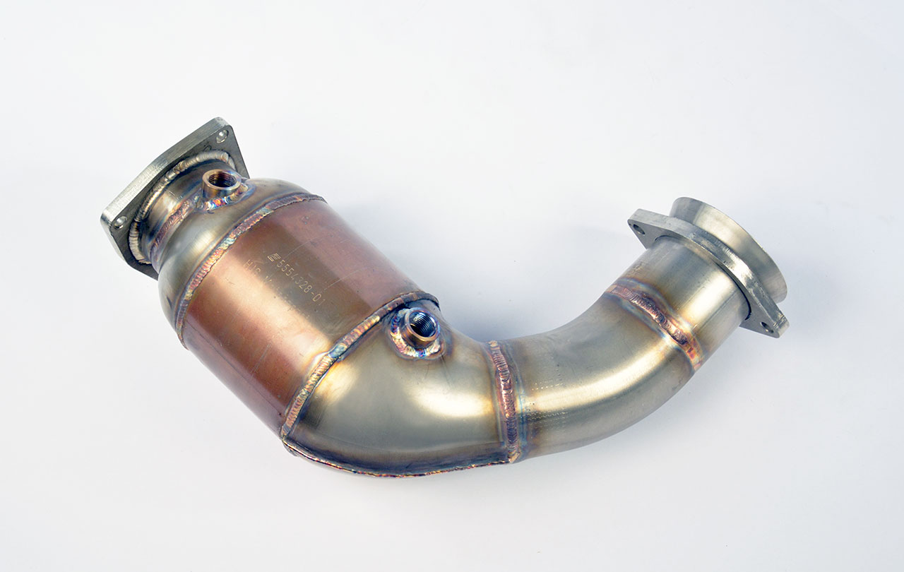 Silencieux arrière Droite - Gauche Racing +  Catalyseurs métalliques 100CPSI