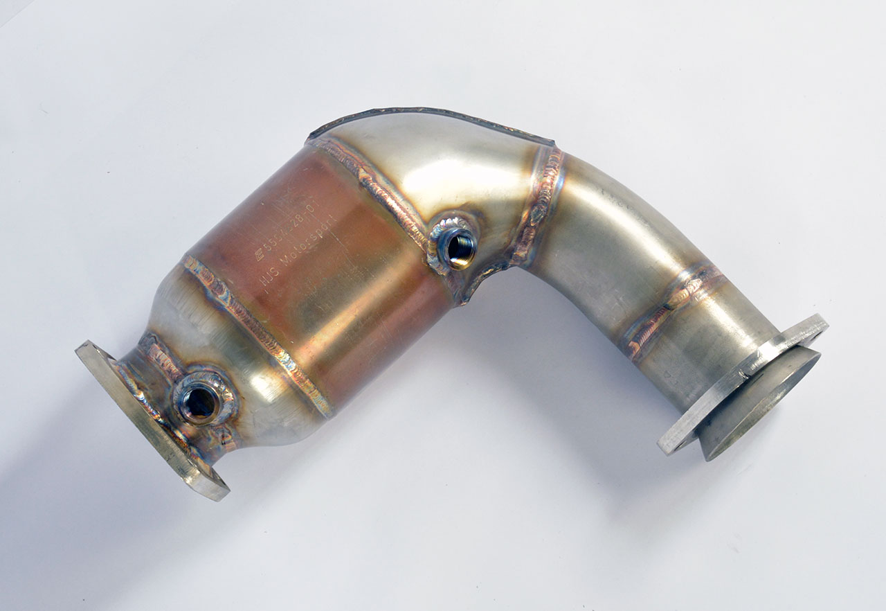 Silencioso trasero Derecho-Izquierdo Sport + Catalizador metalico 100 CPSI