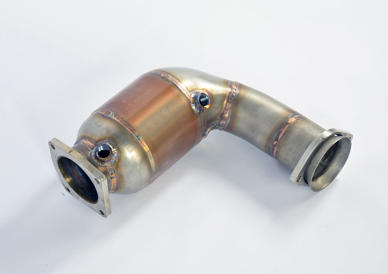 Silencieux arrière Droite - Gauche Racing +  Catalyseurs métalliques 100CPSI