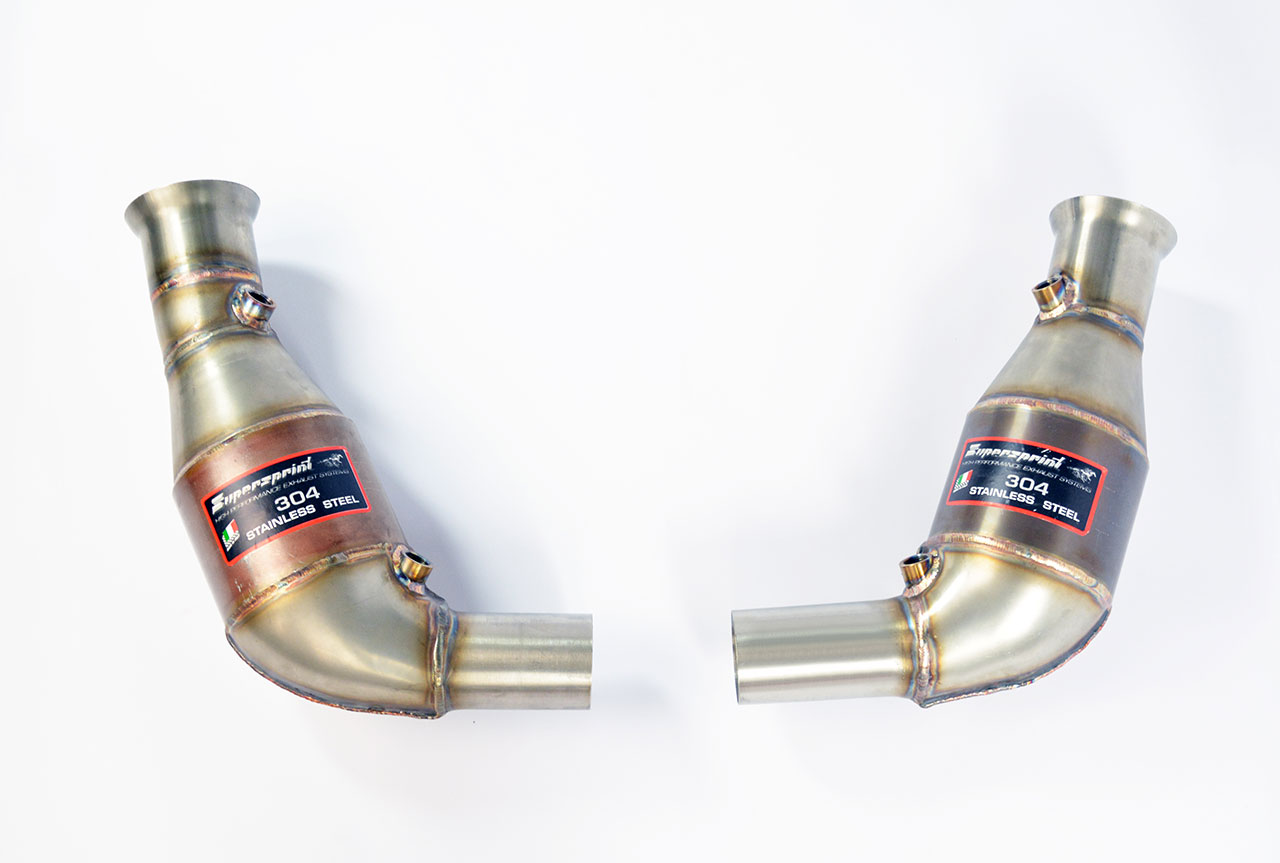 Catalizador metalico delantero Derecho-Izquierdo WRC