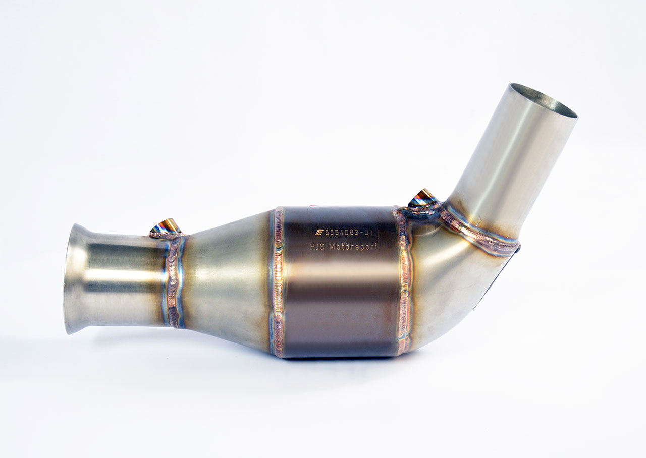 Metallic catalytic converter Right - Left WRC