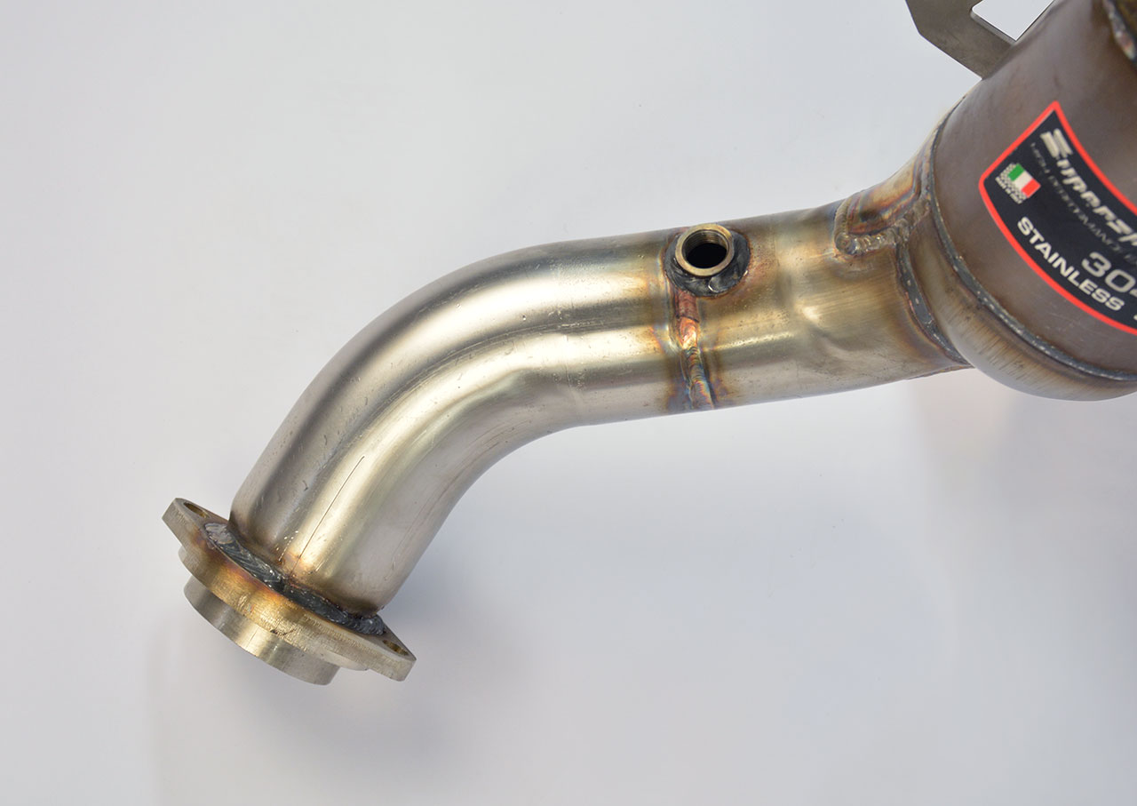 Turbo downpipe kit + Metallic catalytic converter WRC 100 CPSI - Deletes GPF