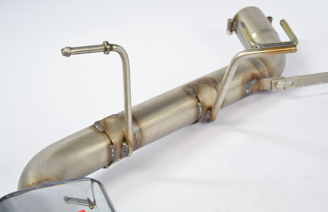 Rear exhaust Racing Left OO76
