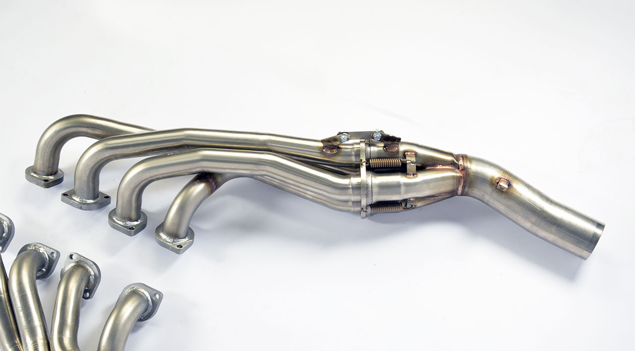 Fächerkrümmer Rechts + Links (Left Hand Drive) (Supersprint Design Patent)