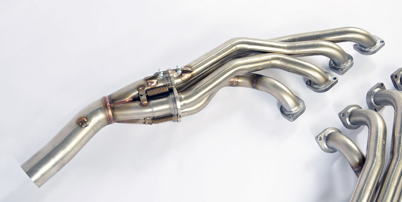 Fächerkrümmer Rechts + Links (Left Hand Drive) (Supersprint Design Patent)