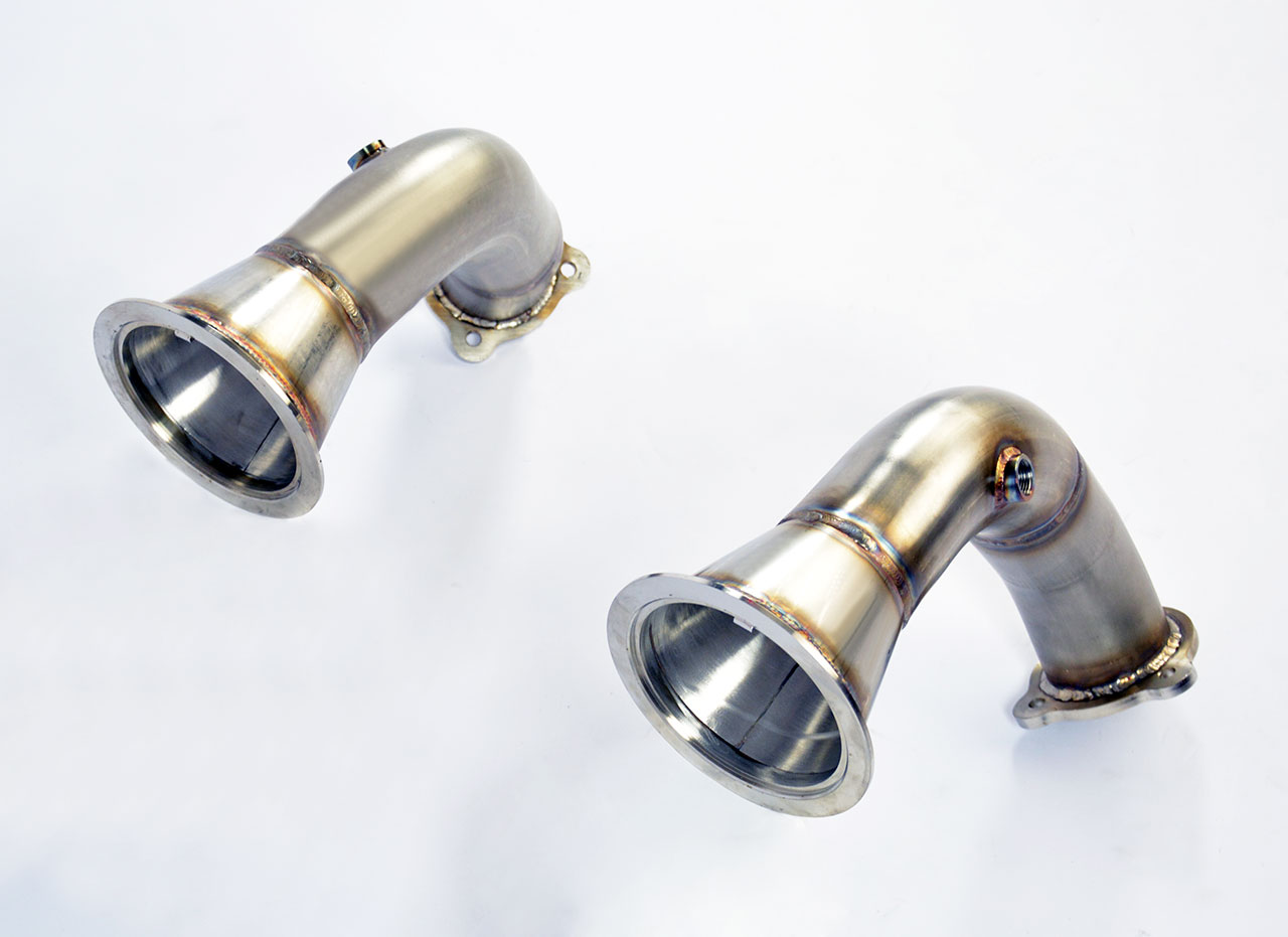 Downpipe Rechts + Links (Für Katalysator Ersatz) (Left Hand Drive / Right Hand Drive)