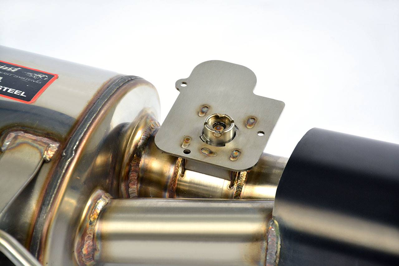 Silencieux arrière Droite 150x105 avec valve