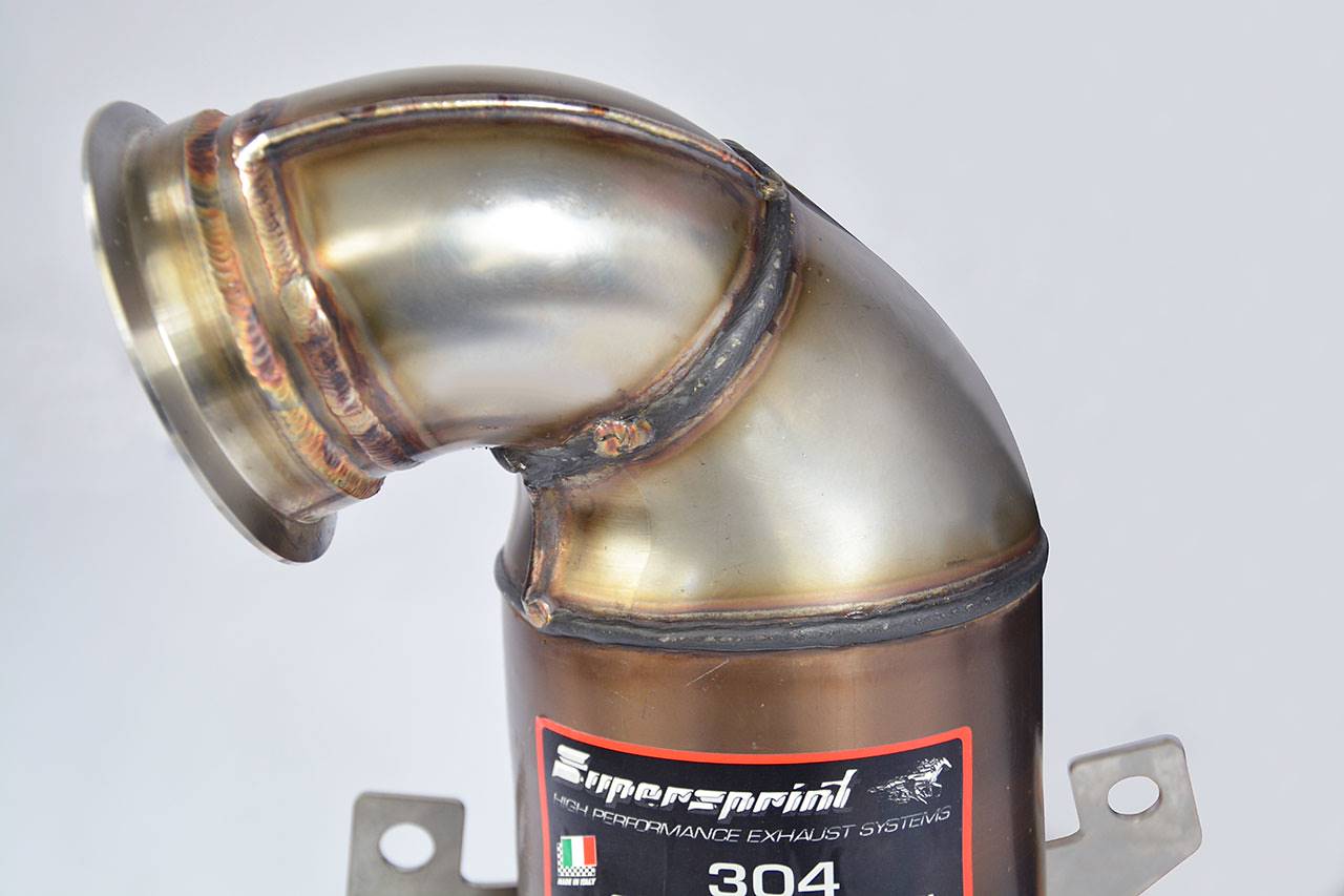 Turbo downpipe kit mit Sport Metallkatalysator 200 CPSI