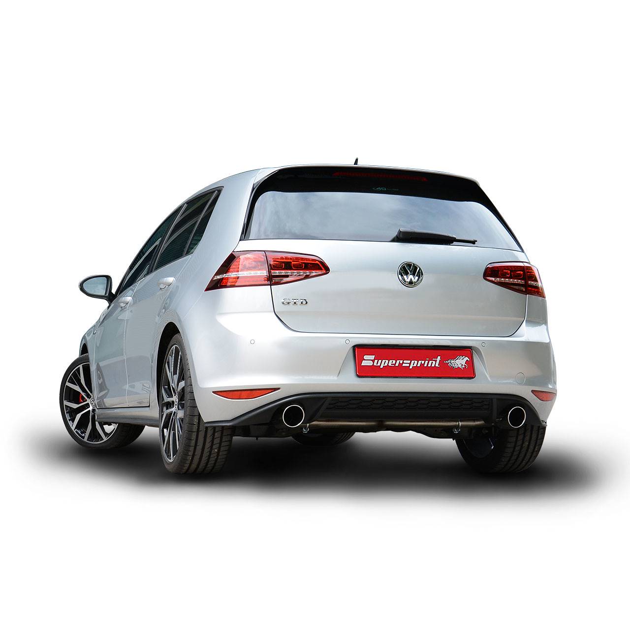 Performance sport exhaust for VW GOLF mk7 GTD, VW GOLF VII GTD 2.0