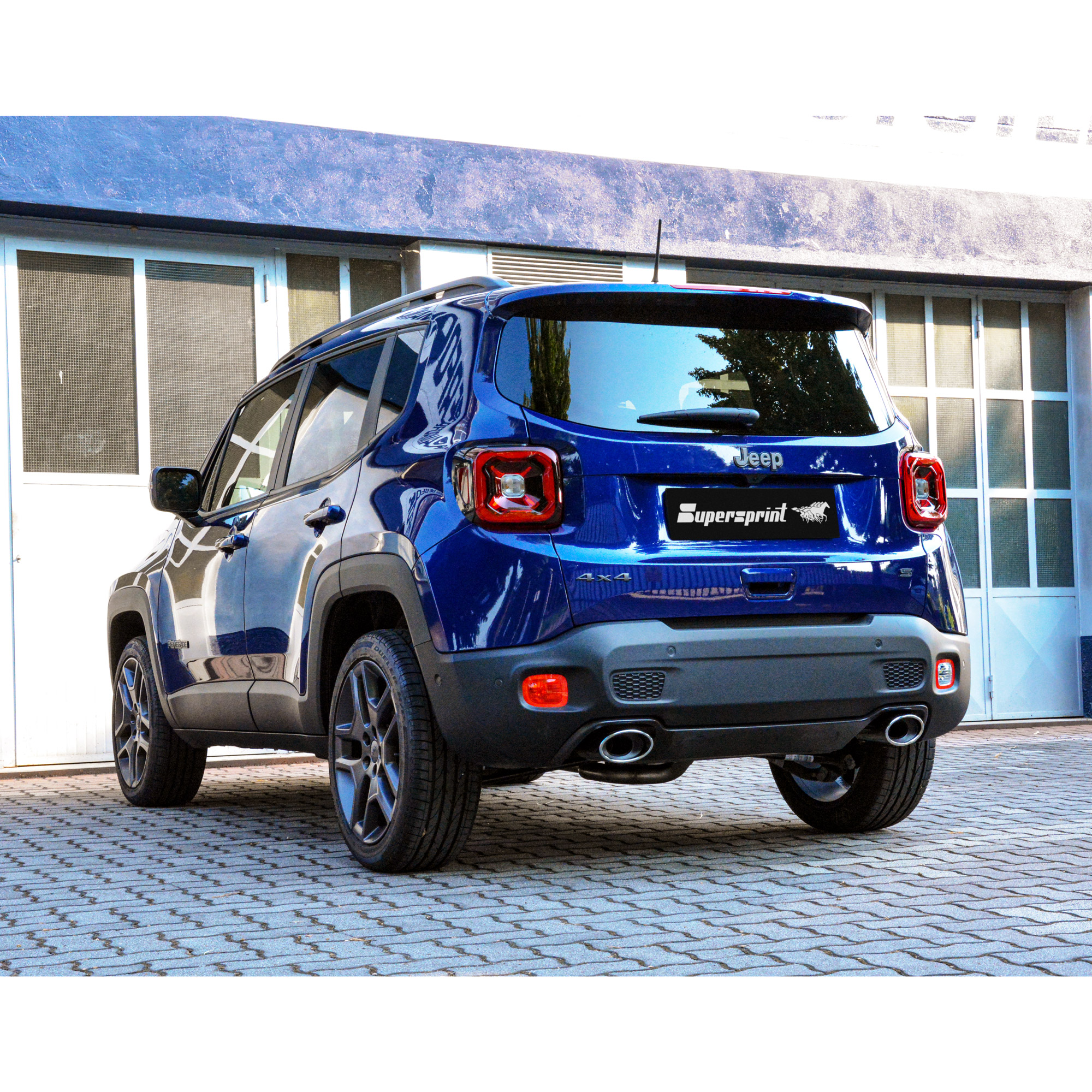 Sportauspuff anlage für JEEP RENEGADE S 4x4 GPF, JEEP RENEGADE S 4x4 1.3T  (180 PS - Modelle mit GPF) 2020 ->, Jeep, Abgassysteme, Auspuffanlagen,  Klappenauspuff