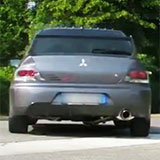Mitsubishi Lancer Evo 9 - sound with Supersprint exhaust system