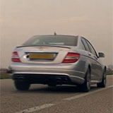 Mercedes C63 AMG avec collecteur et catalyeurs metallique