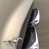 Mercedes C63 AMG avec collecteur et catalyeurs metallique - Gopro