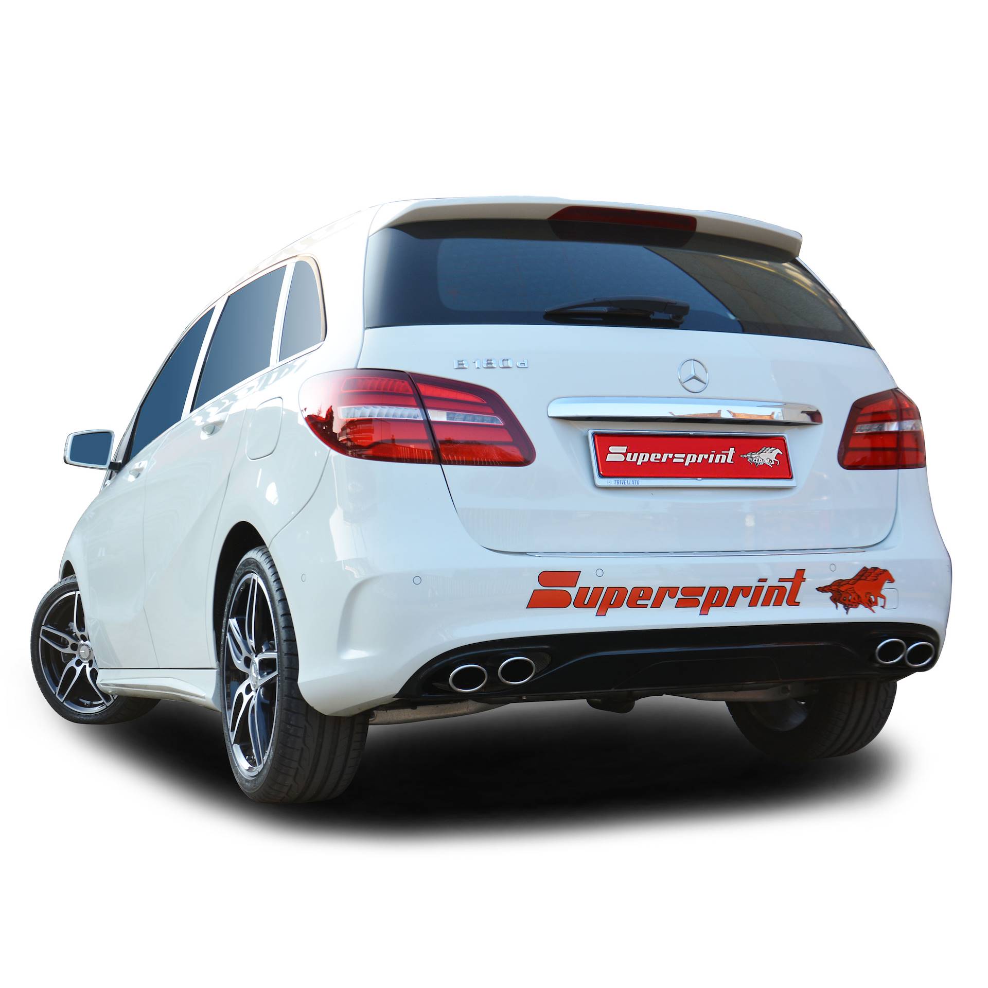 Nuevo escape deportivo Supersprint - Mercedes W246 B 180 CDI (1.5 diesel 109 Hp)