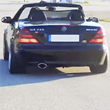 MERCEDES R170 SLK 230 Kompressor mit Supersprint Auspuffanlage