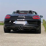 Porsche Boxster S 981 Sound with Supersprint valve exhaust
