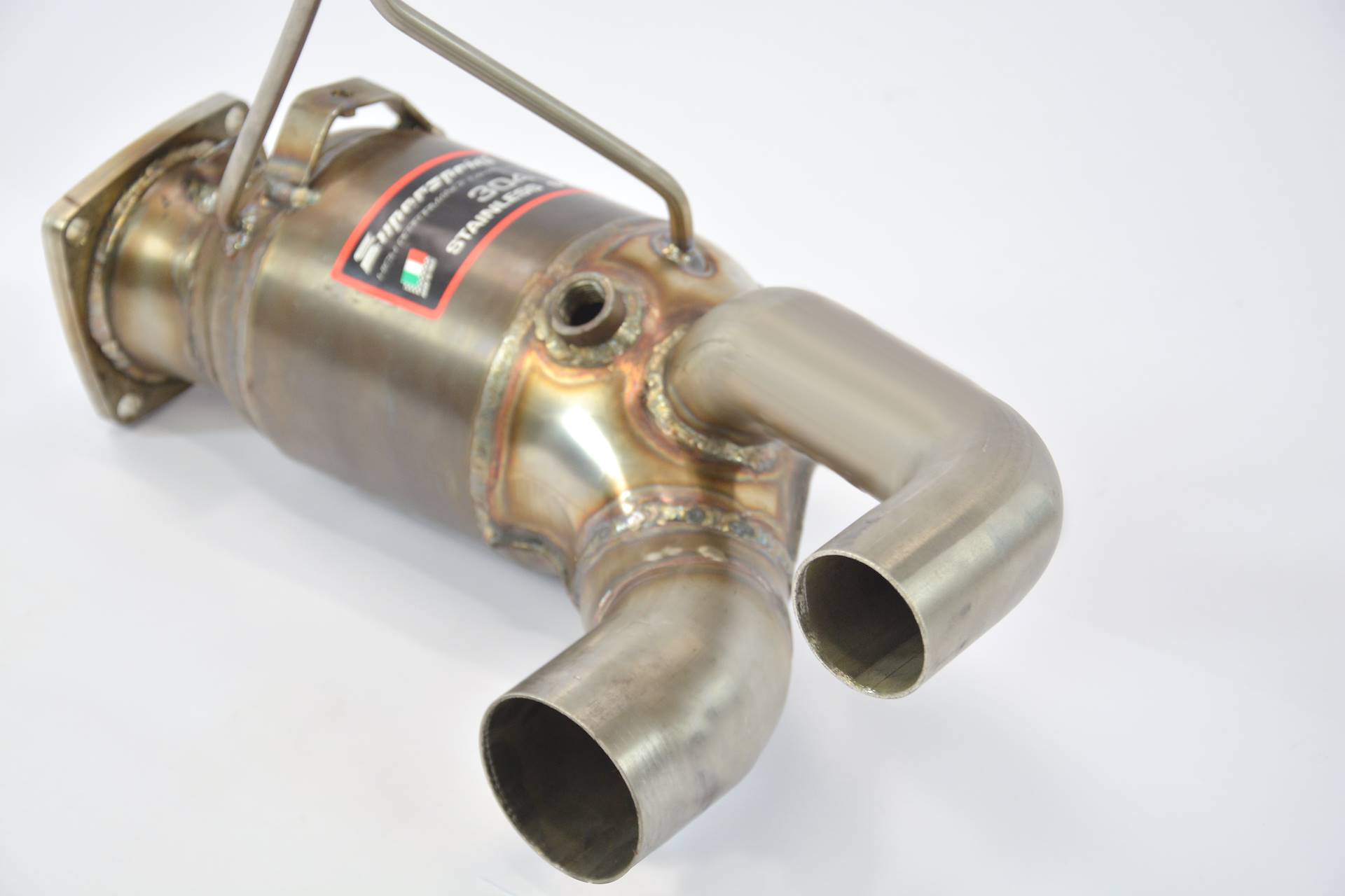 Front exhaust with Metallic catalytic Right