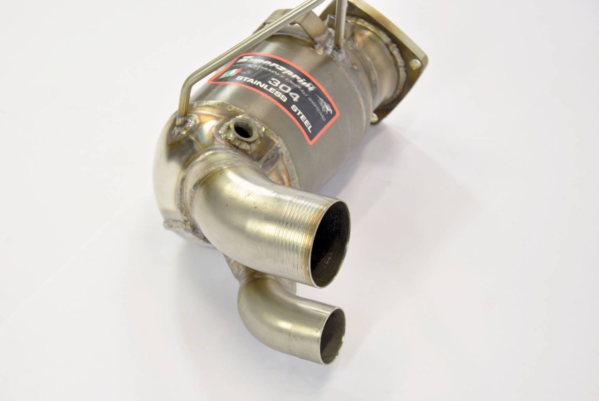 Front exhaust with Metallic catalytic Left