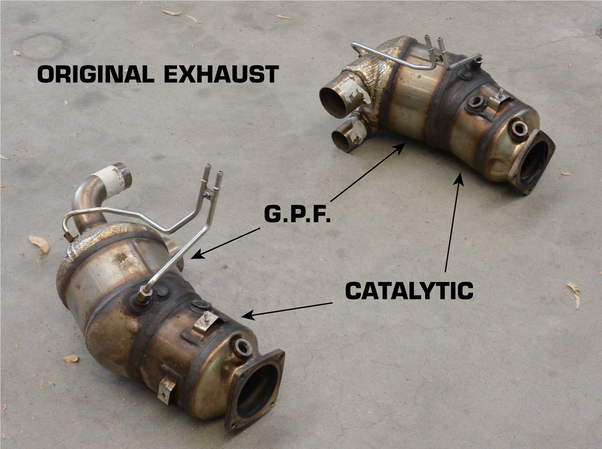 Catalyseur métallique droite