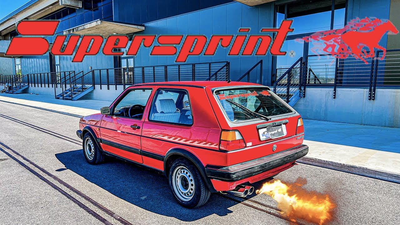 Supersprint Auspuff für VW GOLF II GTi 1.8 8v '84 -> '92