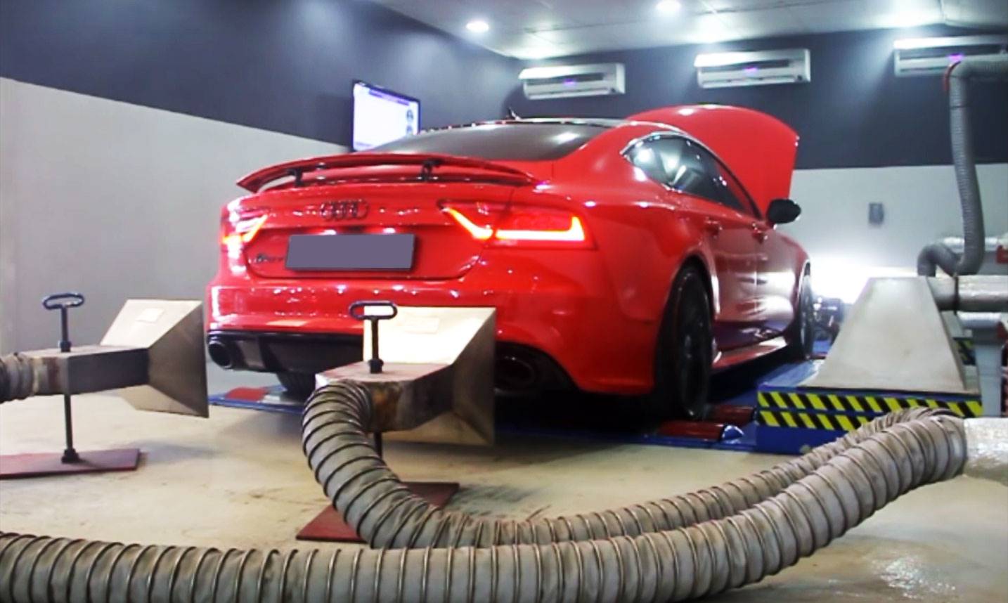 VIDEO - Supersprint Auspuff für AUDI RS7 Quattro 4.0T (560 PS) 2013 ->