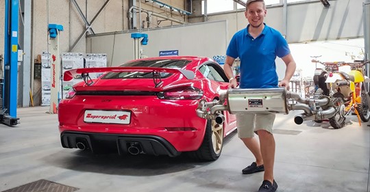 Marchettino - Supersprint Auspuff für PORSCHE 718 CAYMAN GT4 4.0L (420 PS - Modelle mit GPF) 2020 ->