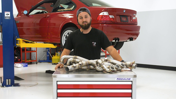 Supersprint exhaust for BMW E46 M3 Sweepstakes Build - Supersprint Exhaust Install